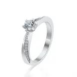 Pierścionek białe złoto z diamentami AJPZ_119